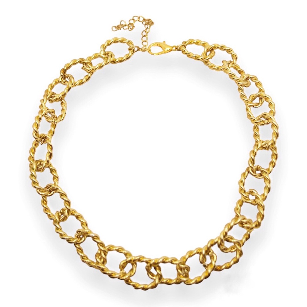 Gold tone chain